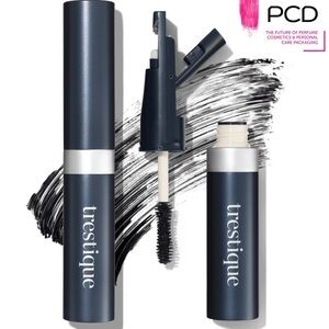 trèstique 2-in-1 Refillable Mascara + Lash Curler – Icelandic Black Lacquer